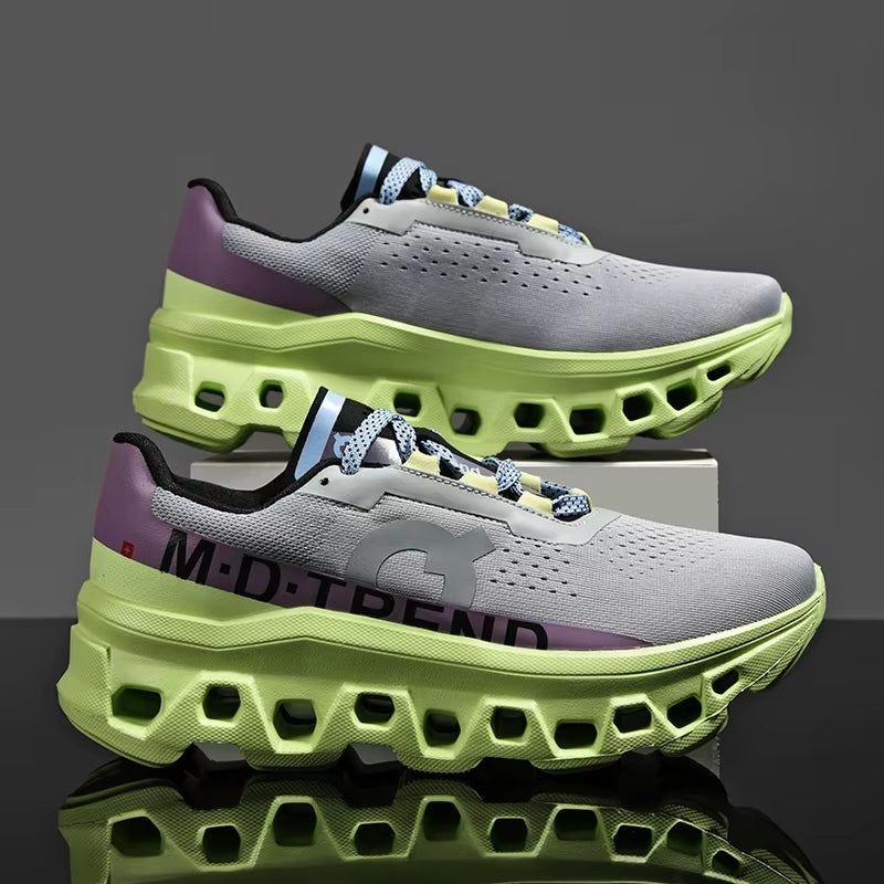 Custom Original Luxury Cloudmonster Men'S Breathable Mesh Sneakers Light Weight Running Shoes Lace-Up New Style Shoes