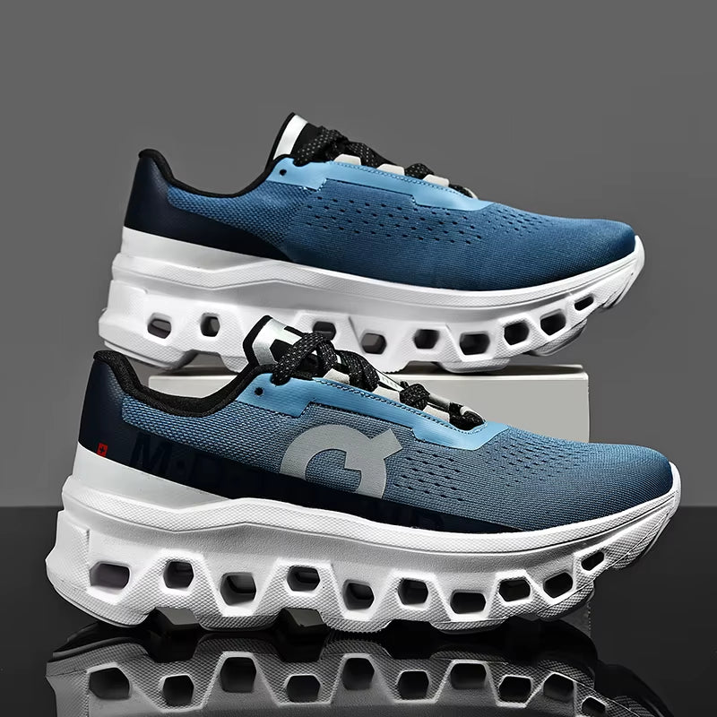 Custom Original Luxury Cloudmonster Men'S Breathable Mesh Sneakers Light Weight Running Shoes Lace-Up New Style Shoes