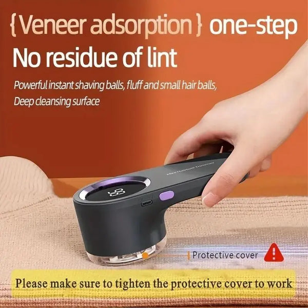 Electric Rechargeable Portable Lint Remover for Clothes, Furniture and Carpet, Household Fabric Shaver for Home Use
