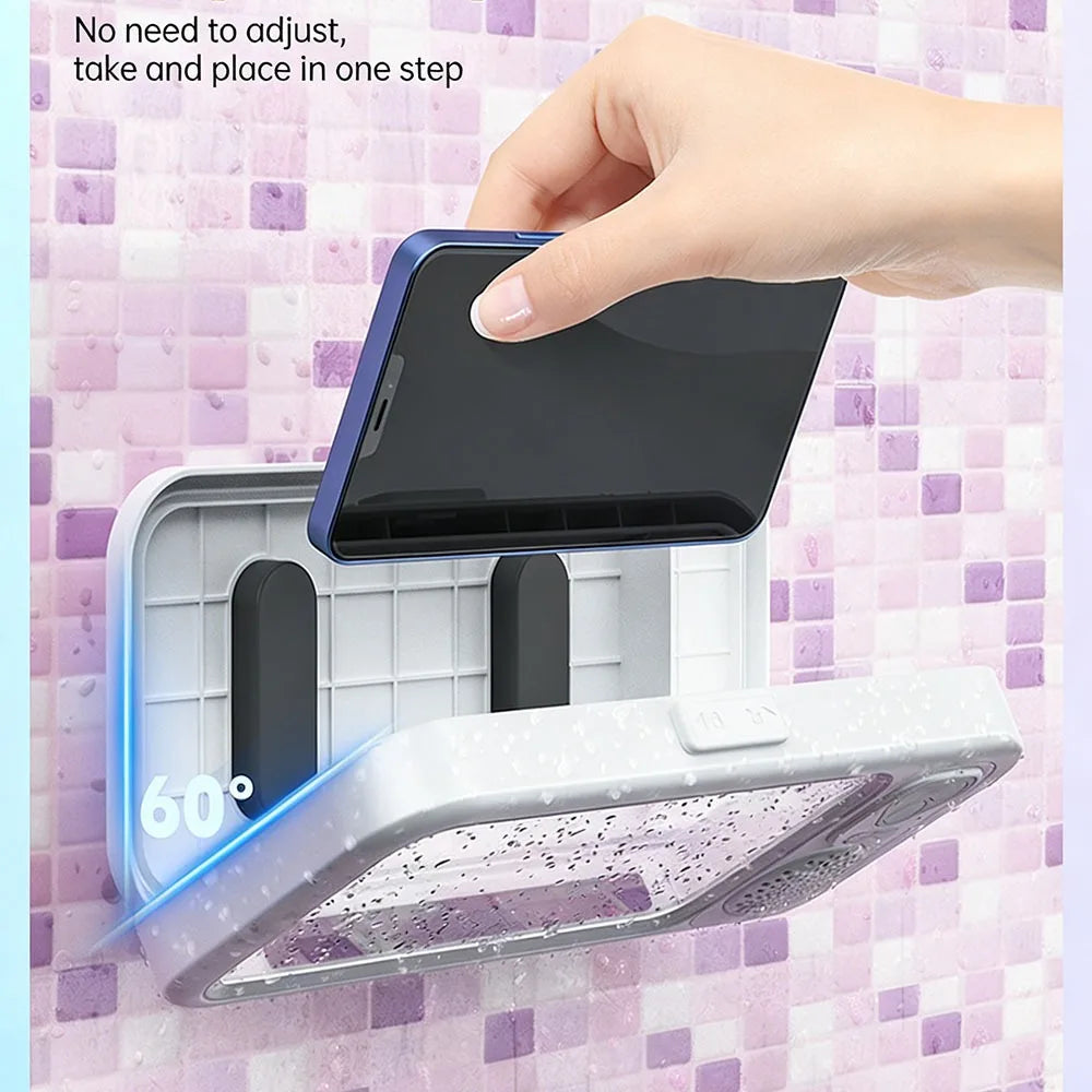 Ultimate Waterproof Bluetooth Speaker for Showers - Touch Control & Phone Holder for Unmatched Convenience!