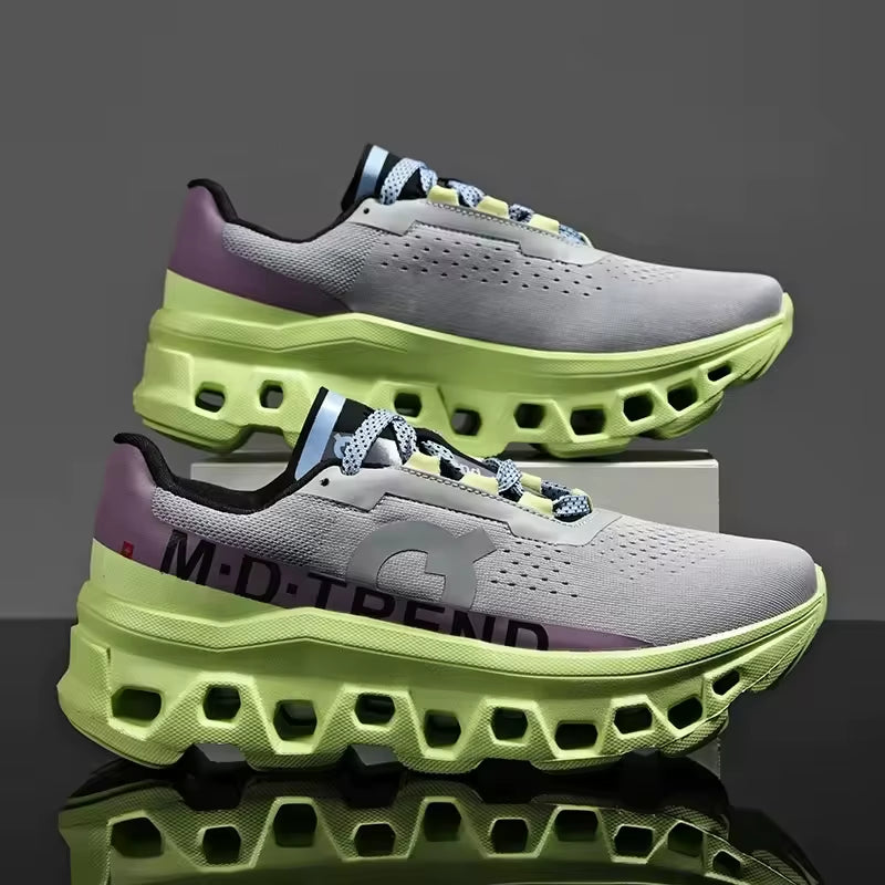 Custom Original Luxury Cloudmonster Men'S Breathable Mesh Sneakers Light Weight Running Shoes Lace-Up New Style Shoes