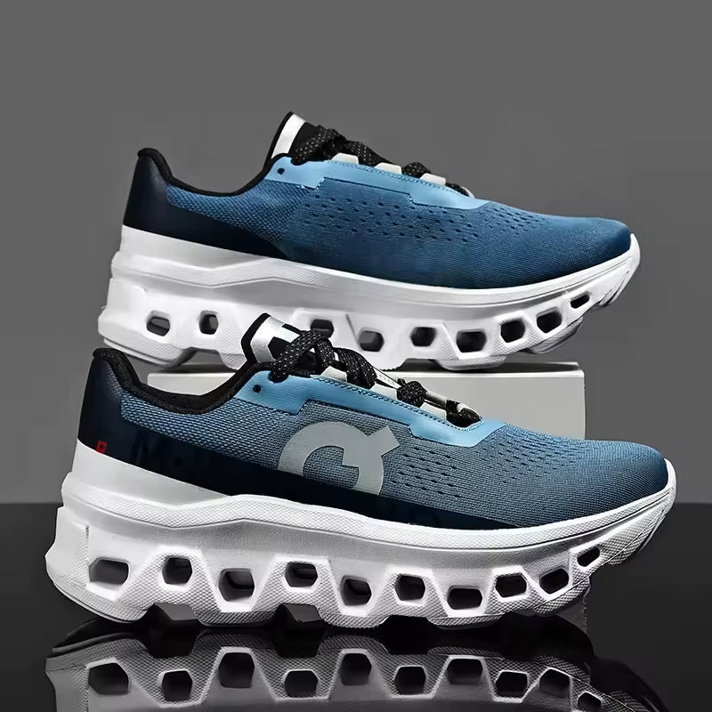 Custom Original Luxury Cloudmonster Men'S Breathable Mesh Sneakers Light Weight Running Shoes Lace-Up New Style Shoes