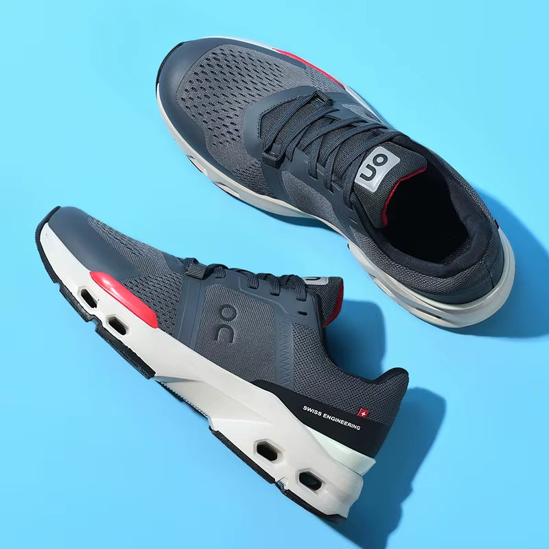 Ultra-Lightweight Men's Breathable Running Shoes with Cloud-Like Cushioning - Perfect for Gym & Daily Activities