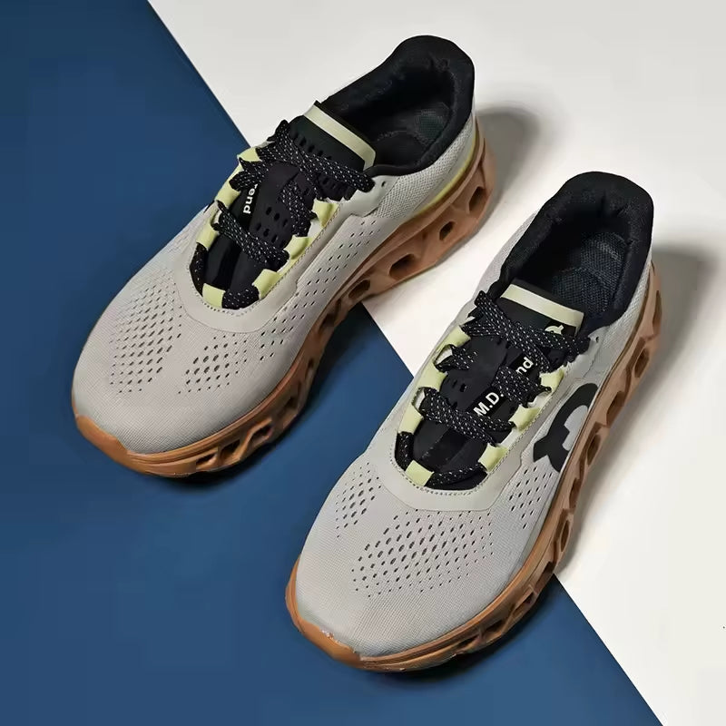 Custom Original Luxury Cloudmonster Men'S Breathable Mesh Sneakers Light Weight Running Shoes Lace-Up New Style Shoes
