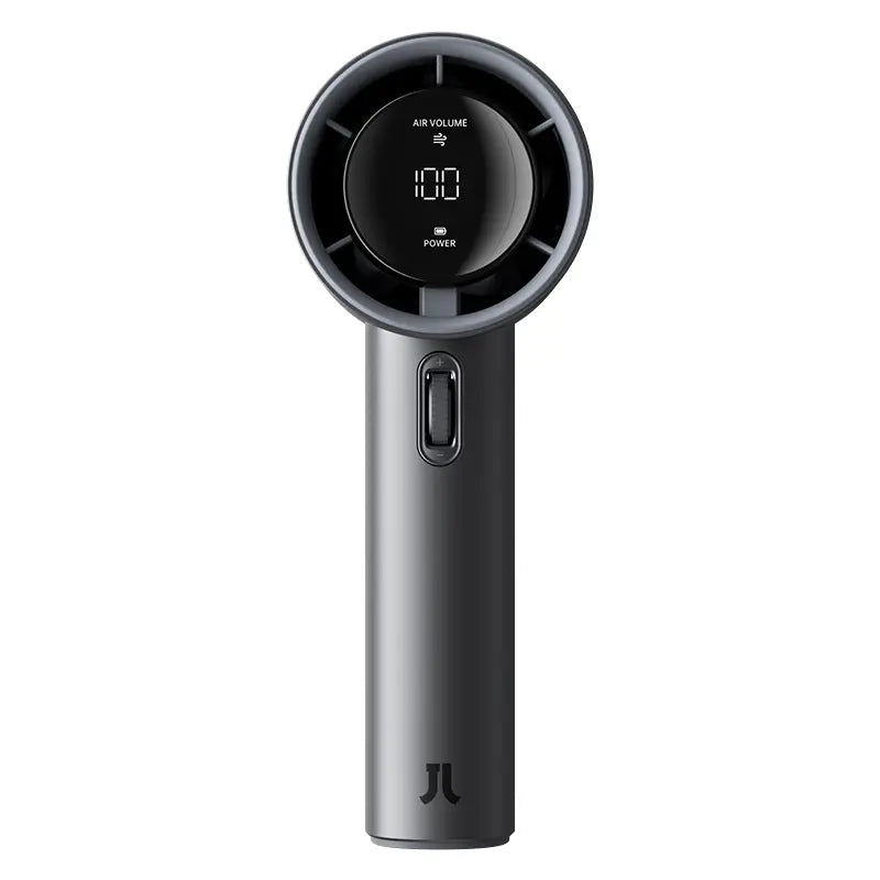 JISULIFE Portable Battery Powered Fan - 4500Mah, 100-Speed Dial, Digital Display, USB Charging, Cooling Personal Fan for Travel & Outdoor, Mens Gifts