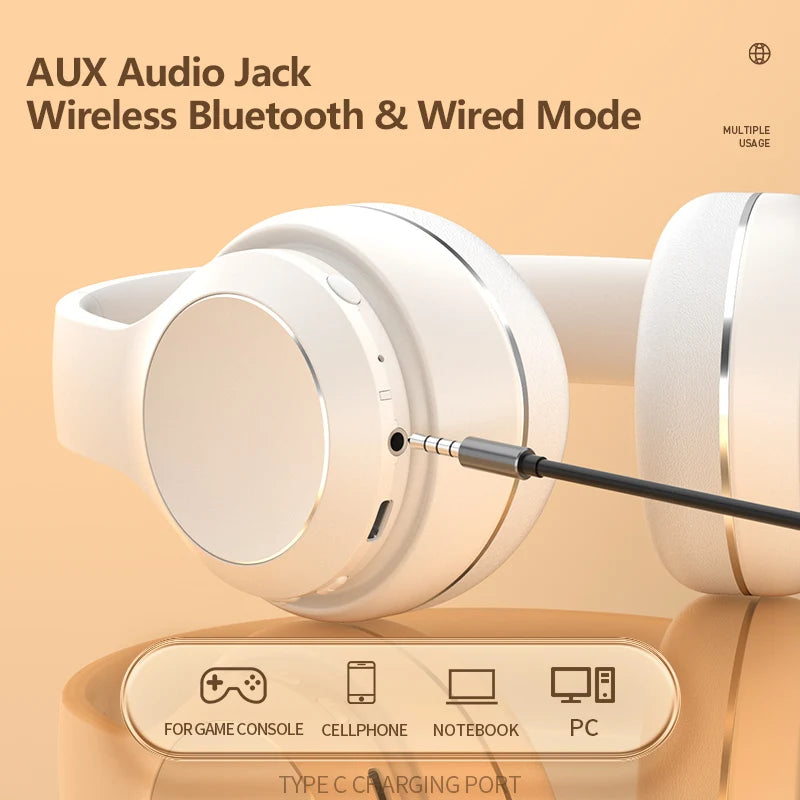 BH15 Wireless Gaming Headset - Top-Rated Bass Boost, Noise Cancelling ANC, Bluetooth Earphones