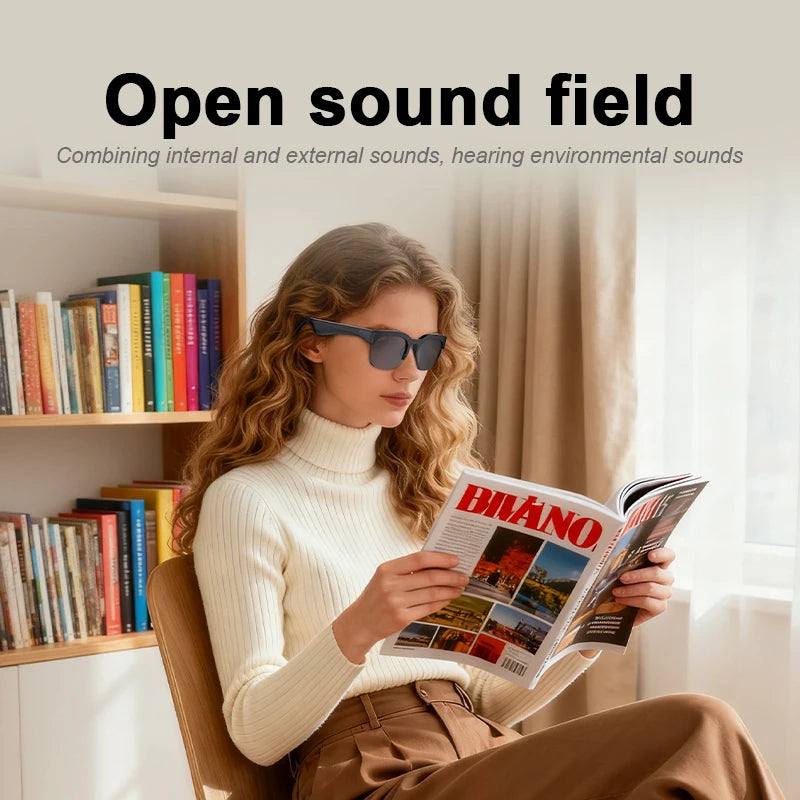 Transform Your Experience with Revolutionary AI Smart Sunglasses - Hands-Free Calling, Real-Time Translation, Music Playback & More for Xiaomi Enthusiasts!