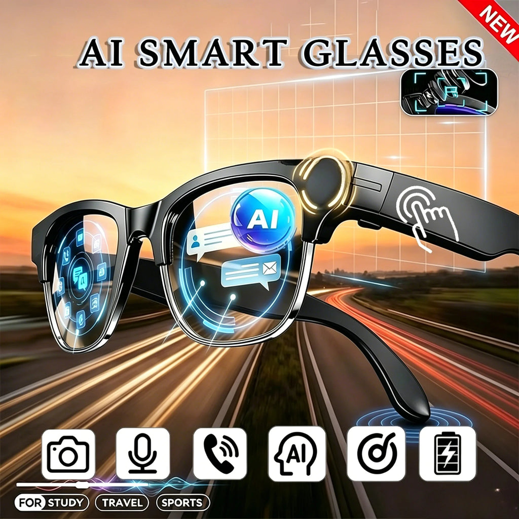 Transform Your Experience with Revolutionary AI Smart Sunglasses - Hands-Free Calling, Real-Time Translation, Music Playback & More for Xiaomi Enthusiasts!