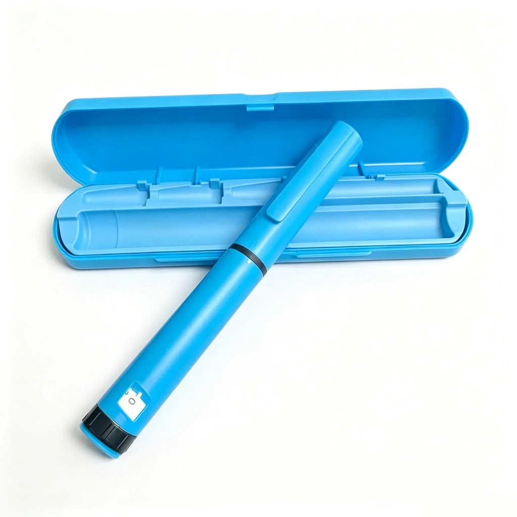 Vibrant 5-Pack of Reusable Peptide Injection Pens with Stylish Portable Case - Adjustable Dose Magic Pens for 3ml Glass Cartridges