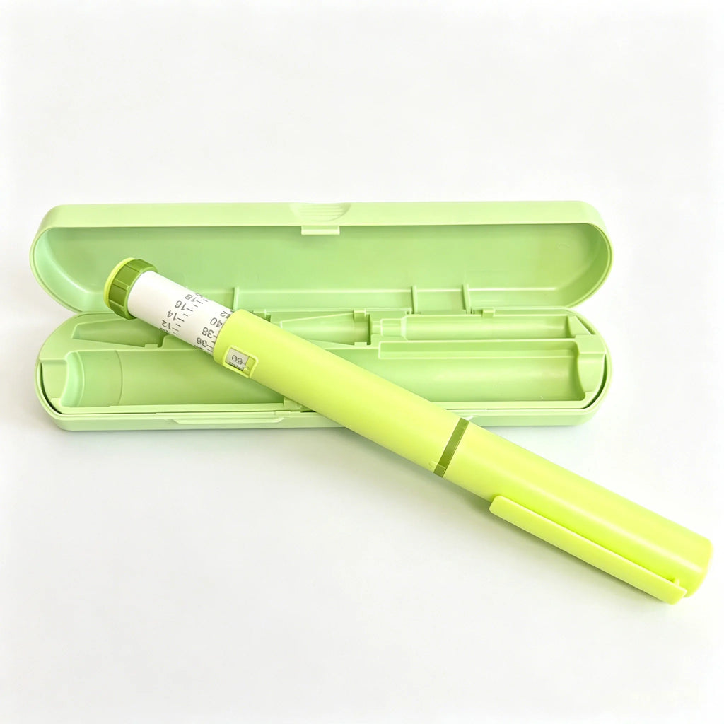Vibrant 5-Pack of Reusable Peptide Injection Pens with Stylish Portable Case - Adjustable Dose Magic Pens for 3ml Glass Cartridges