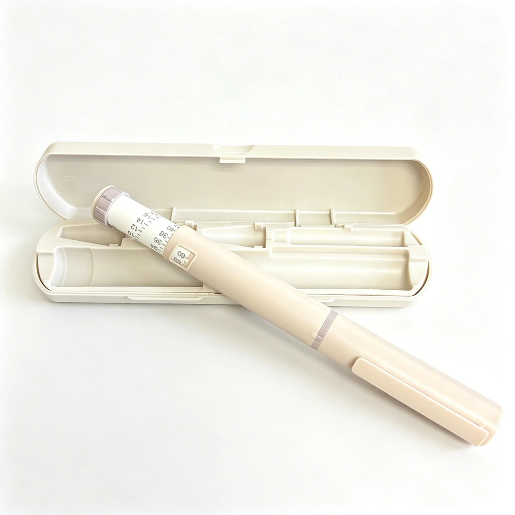 Vibrant 5-Pack of Reusable Peptide Injection Pens with Stylish Portable Case - Adjustable Dose Magic Pens for 3ml Glass Cartridges