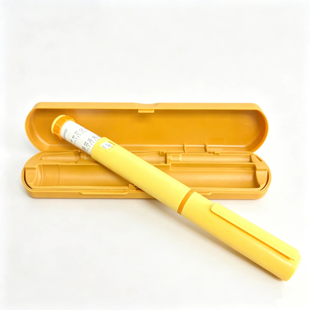 Vibrant 5-Pack of Reusable Peptide Injection Pens with Stylish Portable Case - Adjustable Dose Magic Pens for 3ml Glass Cartridges