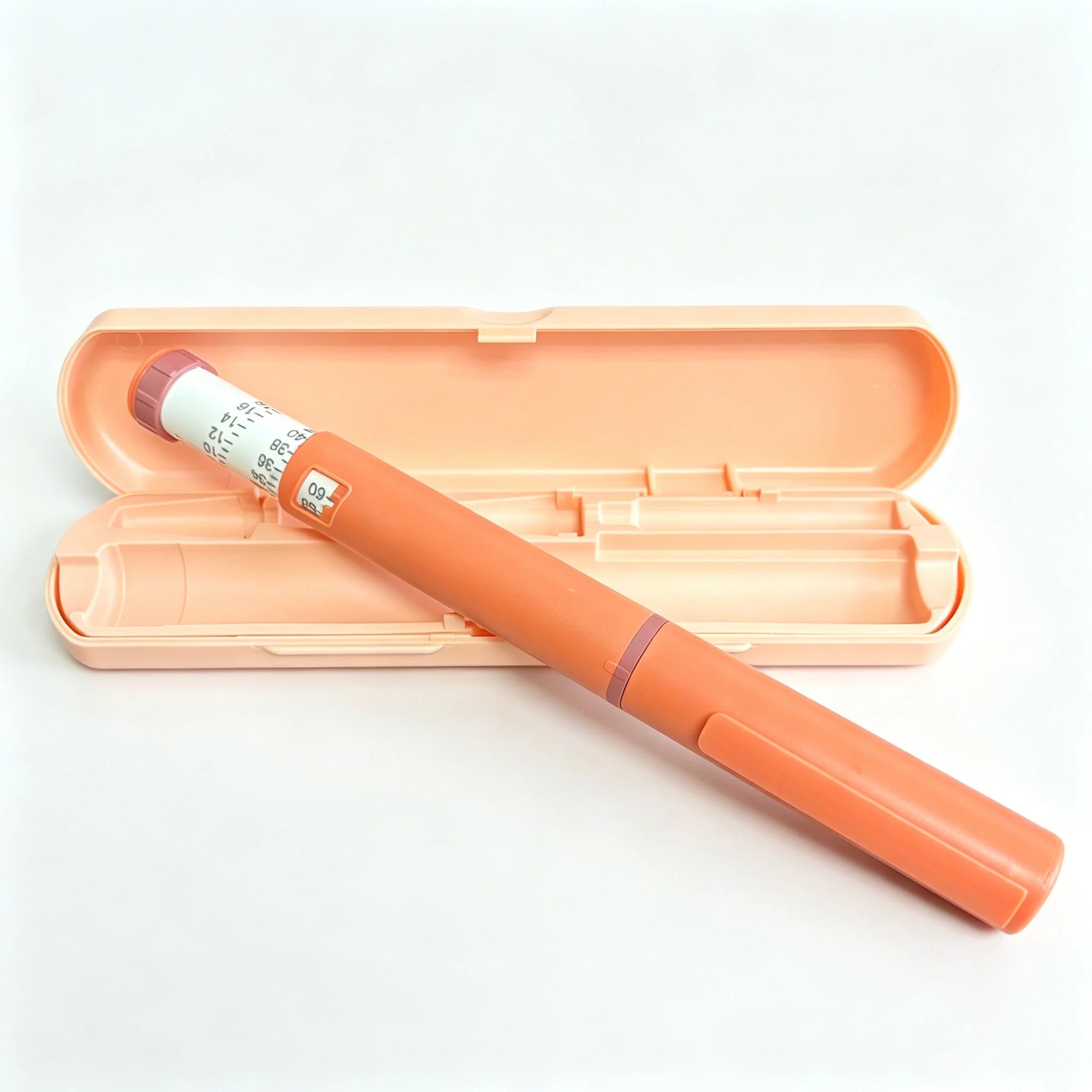 Vibrant 5-Pack of Reusable Peptide Injection Pens with Stylish Portable Case - Adjustable Dose Magic Pens for 3ml Glass Cartridges