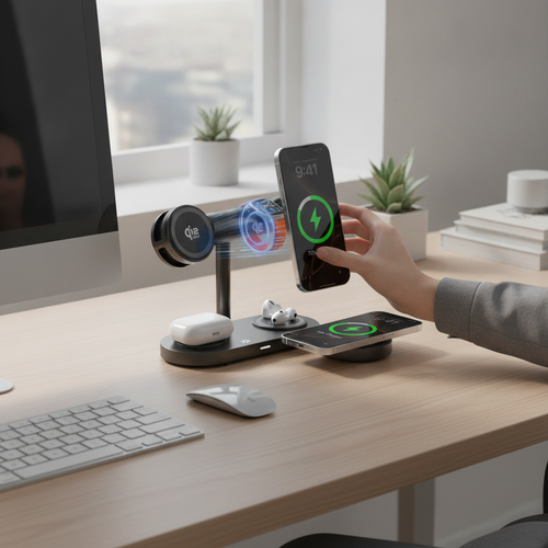 7-in-1 Magnetic Wireless Charger — Qi2 Fast Charging