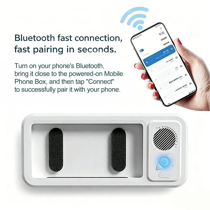 Waterproof Bluetooth Speaker & Touchscreen Phone Case - Perfect Wall Mount Stand for Shower Entertainment!