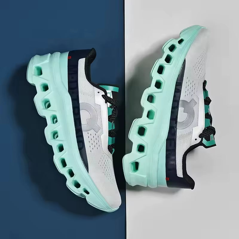 Custom Original Luxury Cloudmonster Men'S Breathable Mesh Sneakers Light Weight Running Shoes Lace-Up New Style Shoes