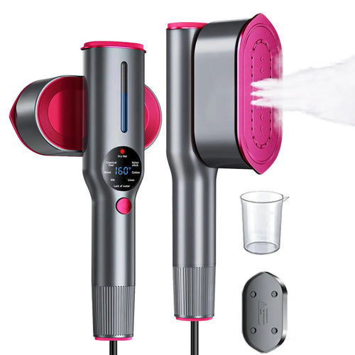 Dr.Flash Garment Steamer for Clothes, Portable Travel Clothing Steamer Iron, 7 Mode with LED Display, 5S Fast Heating, 90° Swivel Handle, New Year Gift,Summervibes Summerwins