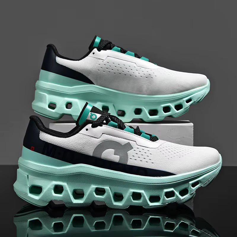 Custom Original Luxury Cloudmonster Men'S Breathable Mesh Sneakers Light Weight Running Shoes Lace-Up New Style Shoes