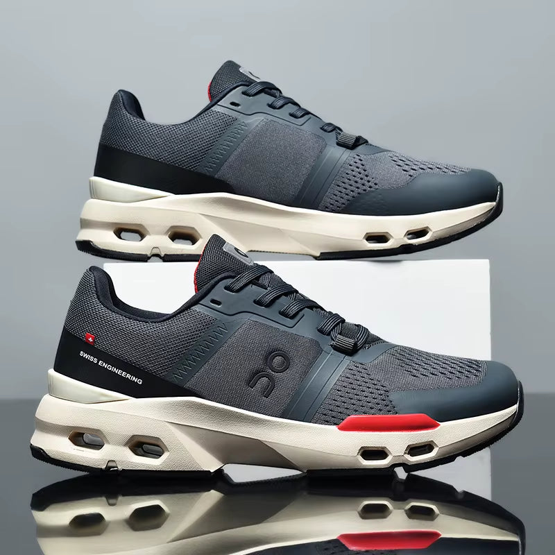 Ultra-Lightweight Men's Breathable Running Shoes with Cloud-Like Cushioning - Perfect for Gym & Daily Activities