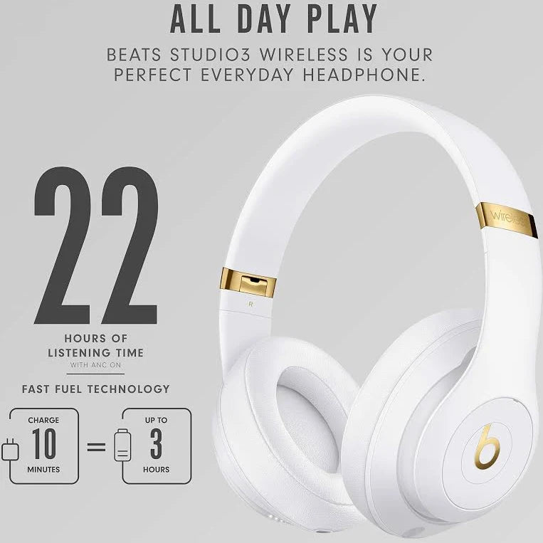Beats studio 3 wireless (Refurbished New— 36Hr Battery